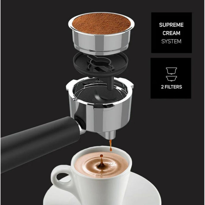 Cafetieră Express cu Braț Taurus CM-1821 MINIMOKA Negru Oțel 850 W 1,6 L