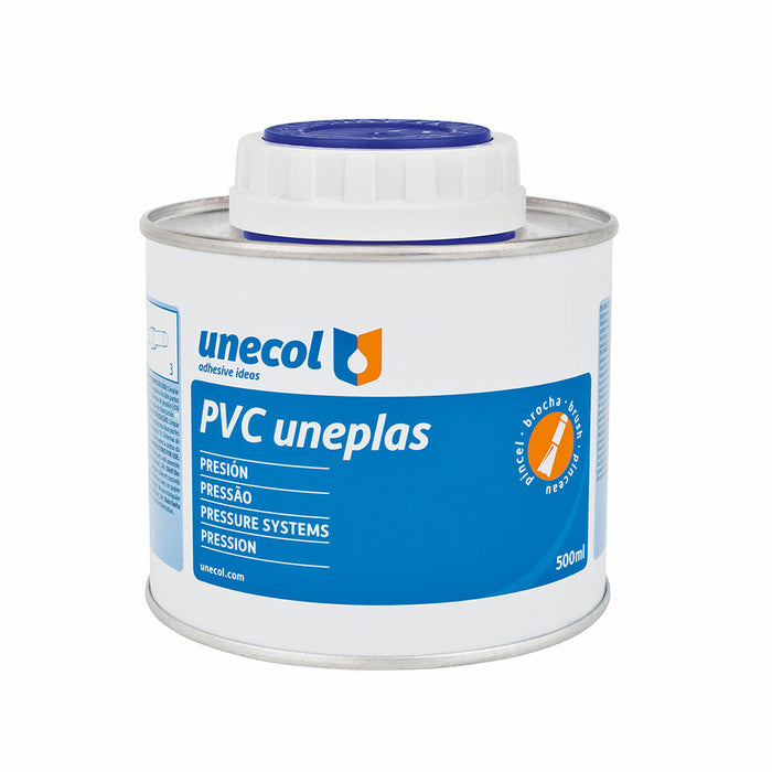 Adhesive for PVC pipe Unecol Uneplas A2041 Pensulă 500 ml