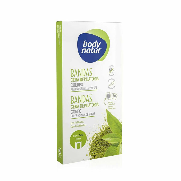 Benzi Epilatoare pentru Corp Body Natur DEPILACIÓN BODY NATUR (16 Unități) (16 uds)