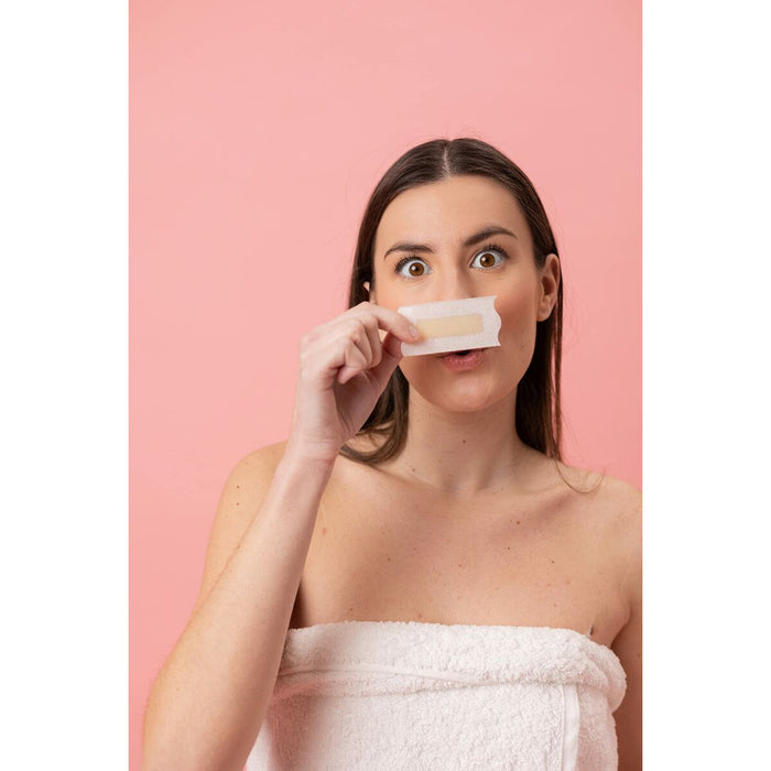 Benzi Epilatoare pentru Față Body Natur DEPILACIÓN BODY NATUR Ulei de Migdale (12 uds)