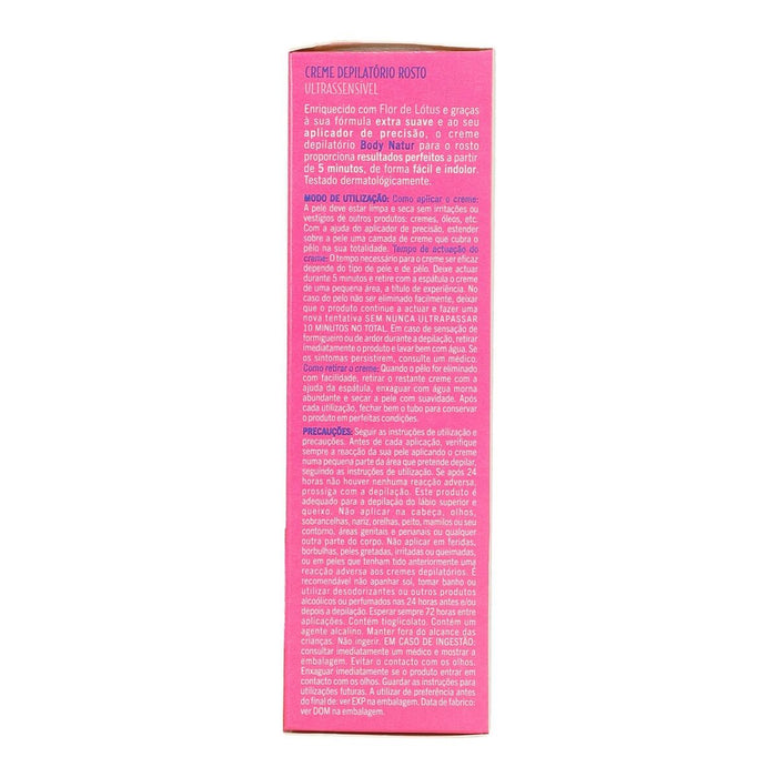 Cremă Epilatoare pentru Corp Body Natur DEPILACIÓN BODY NATUR 20 ml