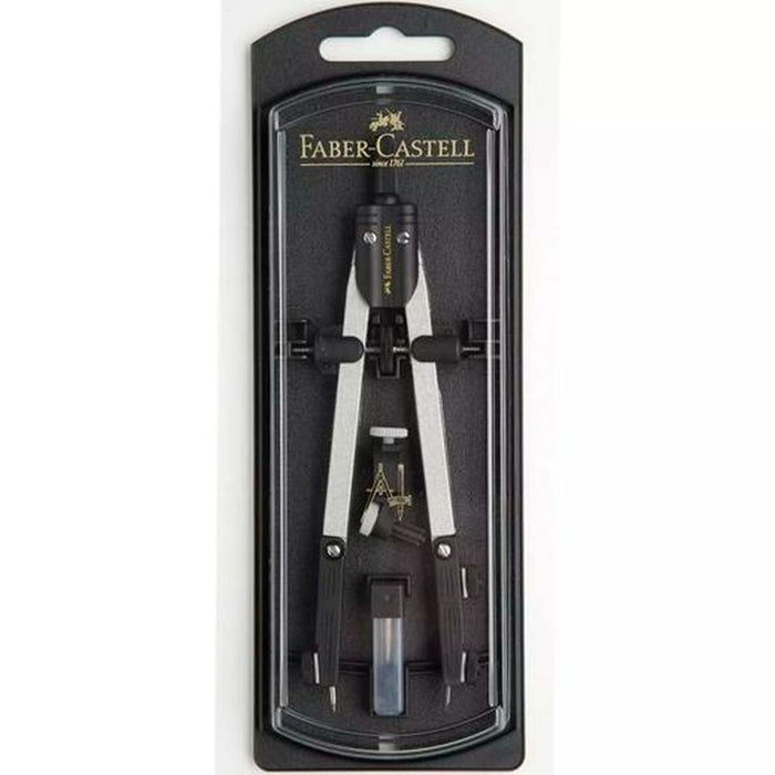 Compas Faber-Castell 17 cm Accesorii (5 Unități)