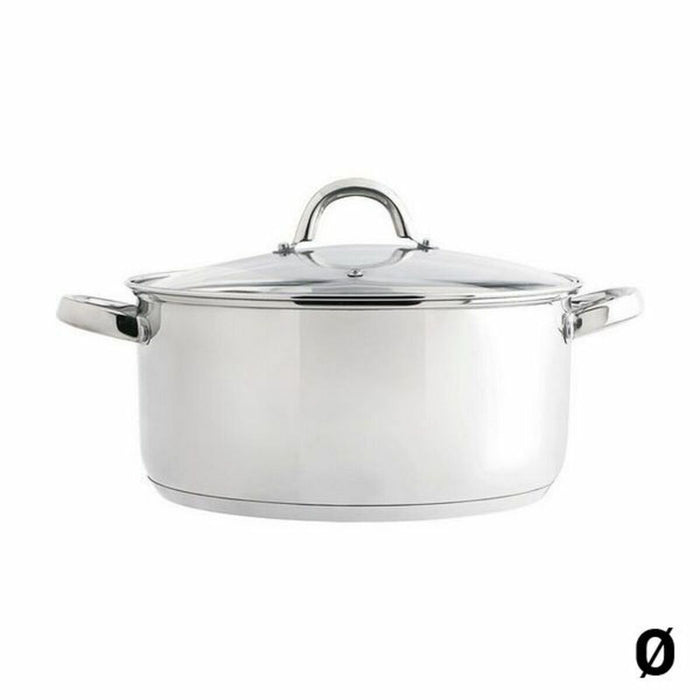 Caserolă Cu Capac de Sticlă Quid Ottawa Oțel inoxidabil