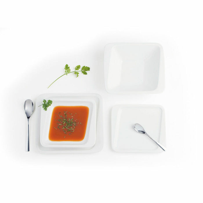 Farfurie Quid Chef Baguette Ceramică Alb (25 x 12 cm) (Pack 6x)