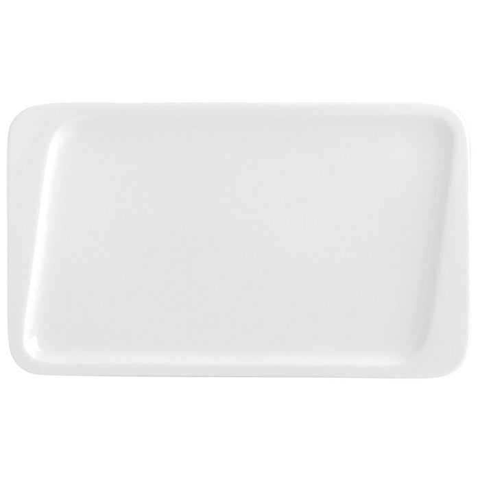 Platou Plat Quid Chef Alb Ceramică 30 x 18 cm (6 Unități) (Pack 6x)