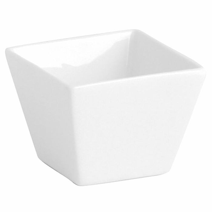 Tavă pentru gustari Quid Chef Ceramică Alb (12 Unități) (Pack 12x)