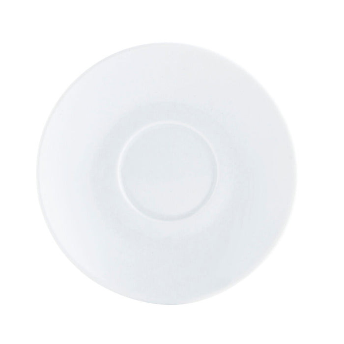 Farfurie Quid Basic Cafea Ceramică Alb (12,5 cm) (Pack 12x)