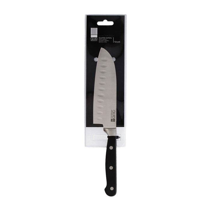 Cuțit Santoku Quid Professional Inox Chef Black Negru Metal (13 cm) (Pack 10x)