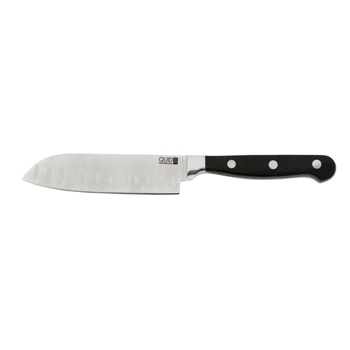 Cuțit Santoku Quid Professional Inox Chef Black Negru Metal (13 cm) (Pack 10x)