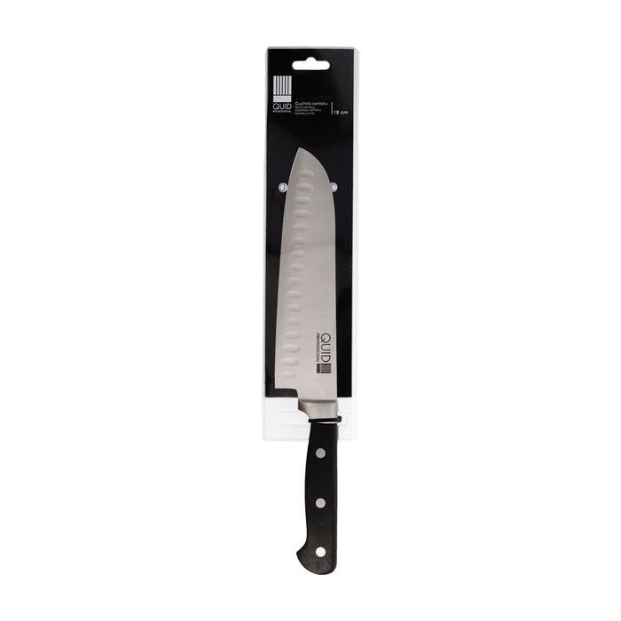 Cuțit Santoku Quid Professional Inox Chef Black Negru Metal (Pack 6x)