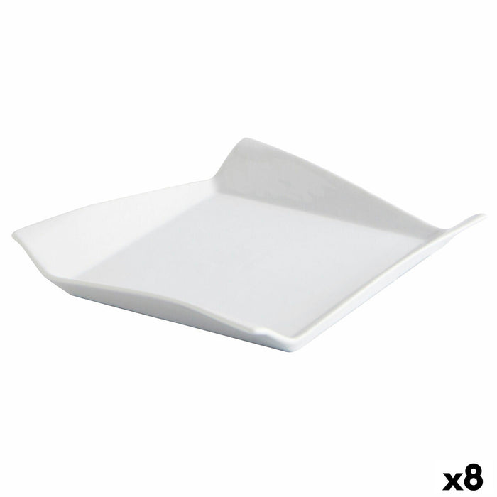 Farfurie Quid Gastro Fresh Sandwich Ceramică Alb (17,5 cm) (8 Unități)