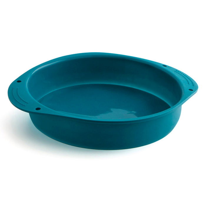 Formă de tort detașabilă Quid Silik One Albastru Plastic (29 x 24 cm) (Pack 6x)