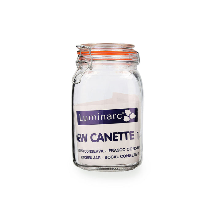 Borcan din sticlă Quid New Canette Transparent Sticlă (1,5L) (Pack 6x)