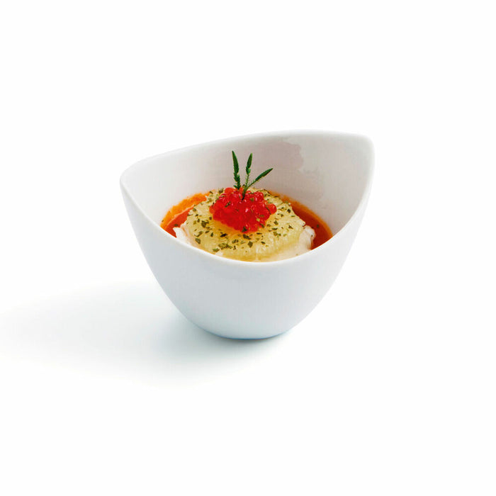 Castron Quid Gastro Fun Aperitiv Alb Ceramică 9 x 6 cm (12 Unități)