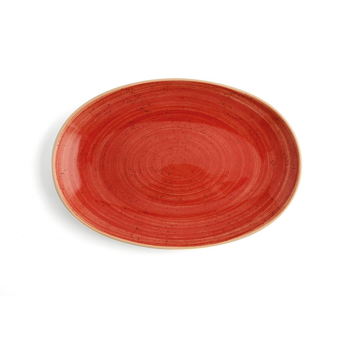 Platou pentru Servire Ariane Terra Roșu Ceramică 26 cm