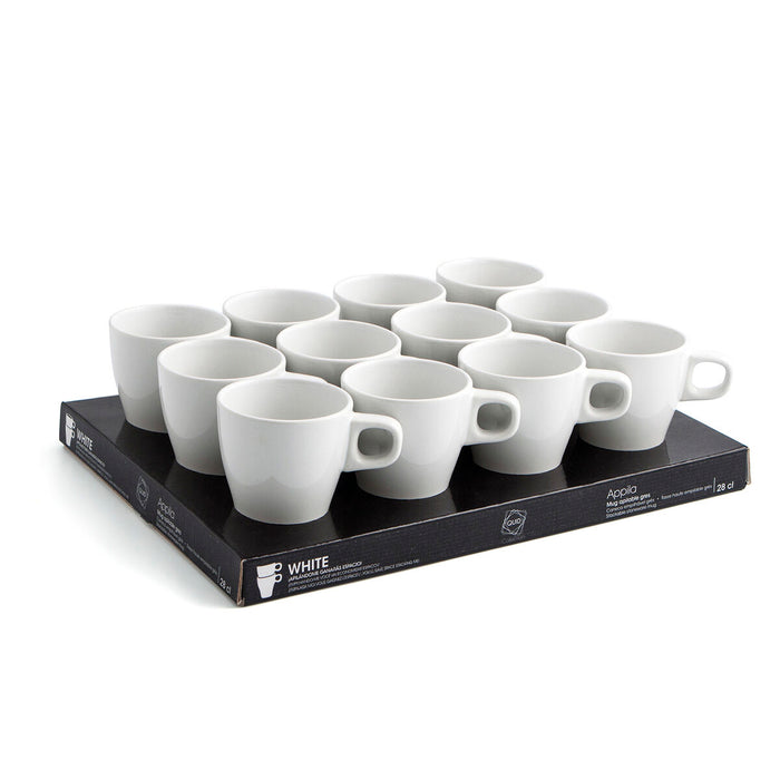 Hrnek Quid Appila Ceramică Alb (28 cl) (Pack 12x)