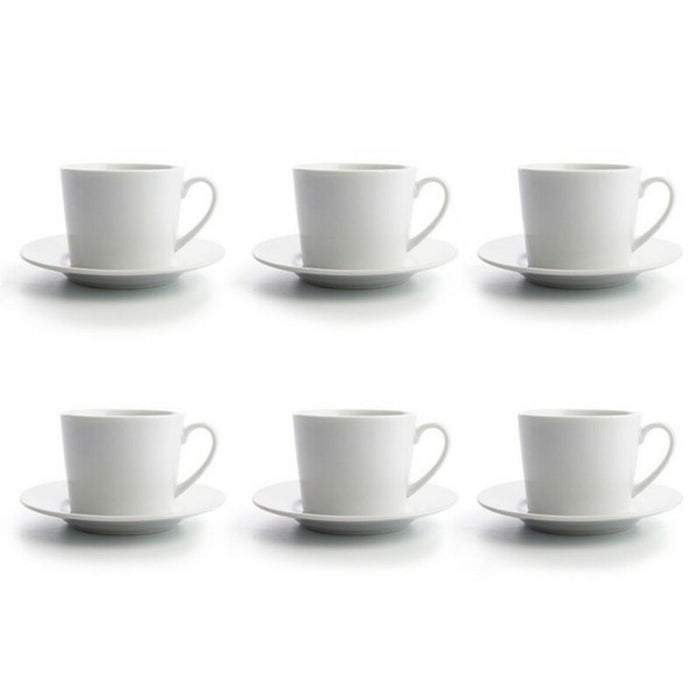 Set de Căni de Cafea Quid 001442 (12 pcs) Transparent Ceramică 6 Piese 220 ml