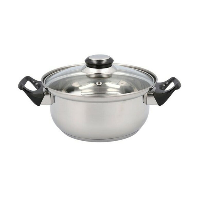 Caserolă Cu Capac Quid Habitat Metal Oțel Bachelită