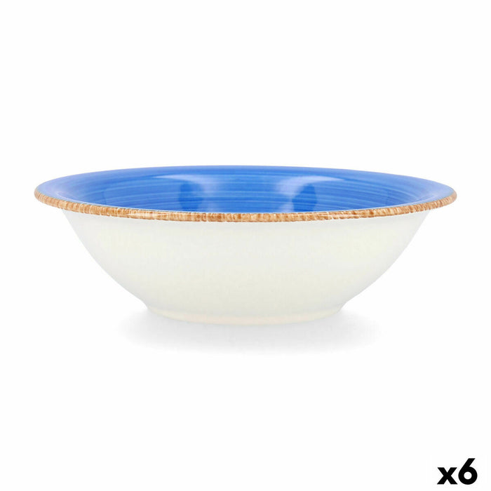 Bol Quid Vita Ceramică Albastru (18 cm) (Pack 6x)