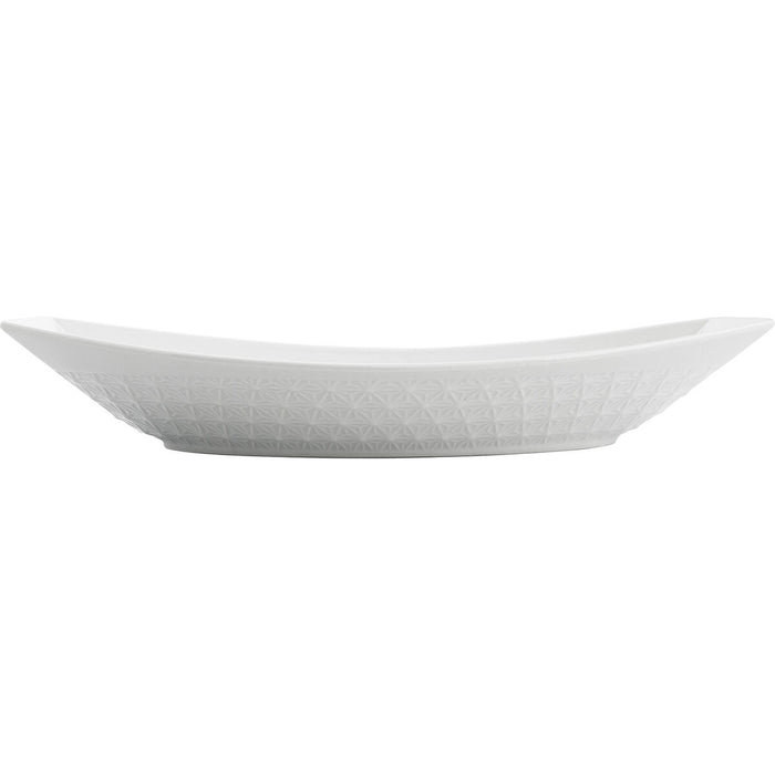 Platou pentru Servire Quid Gastro 30 x 14,5 x 6 cm Ceramică Alb (6 Unități)