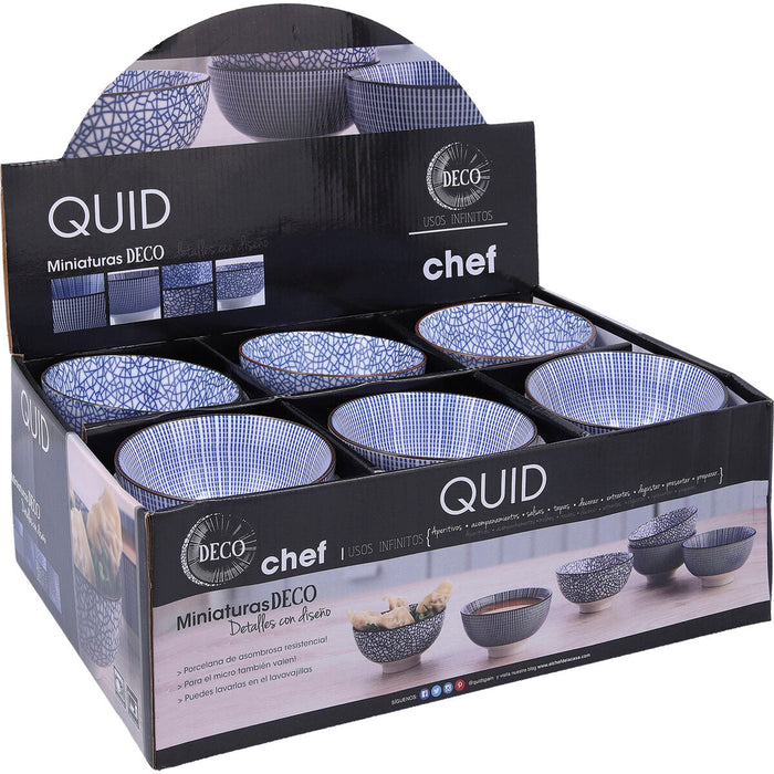 Bol Quid Chef Ceramică Multicolor (11 cm) (Pack 24x)