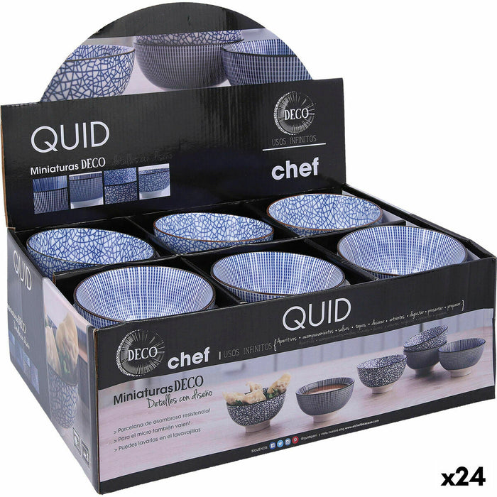 Bol Quid Chef Ceramică Multicolor (11 cm) (Pack 24x)