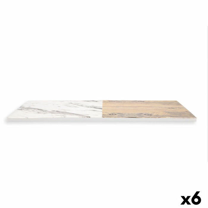 Tavă pentru gustari Quid Boreal Plastic Bicolor (30 x 20 cm) (Pack 6x)
