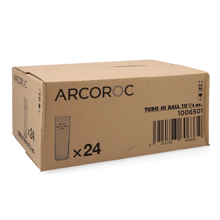 Set de pahare Arcoroc   Tub Transparent Sticlă 300 ml (24 Unități)