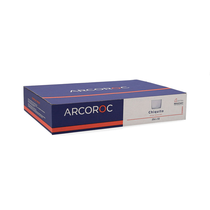 Set de pahare Arcoroc Chiquito Transparent Sticlă 230 ml (12 Unități)