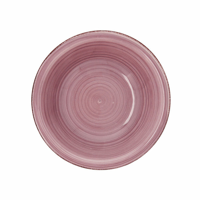 Salatieră Quid Vita Peoni Ceramică Roz (6 Unități) (Pack 6x)