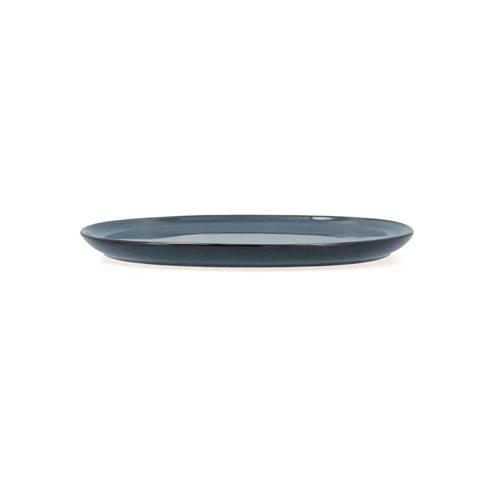 Platou Plat Bidasoa Ikonic Albastru Ceramică 20,2 x 19,7 x 1,3 cm (6 Unități) (Pack 6x)