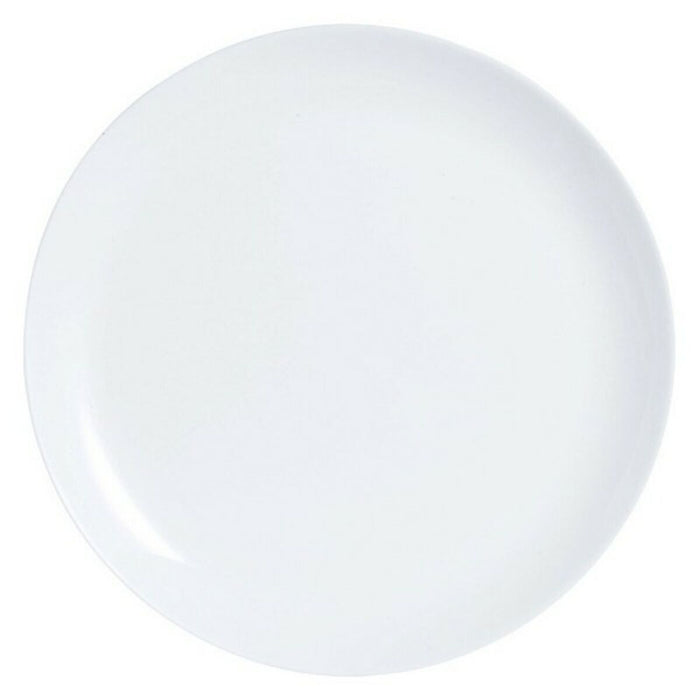 Set de farfurii Luminarc Diwali 6 pcs Alb Sticlă