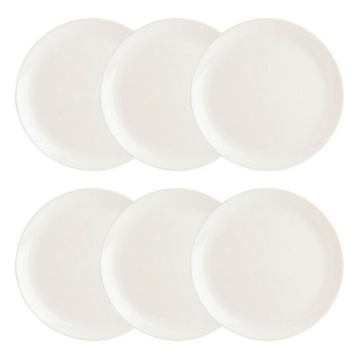 Set de farfurii Luminarc Diwali 6 Unități Alb Sticlă (Ø 27 cm)