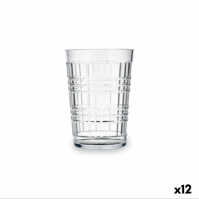 Pahar Quid Viba Transparent Plastic 450 ml (12 Unități) (Pack 12x)