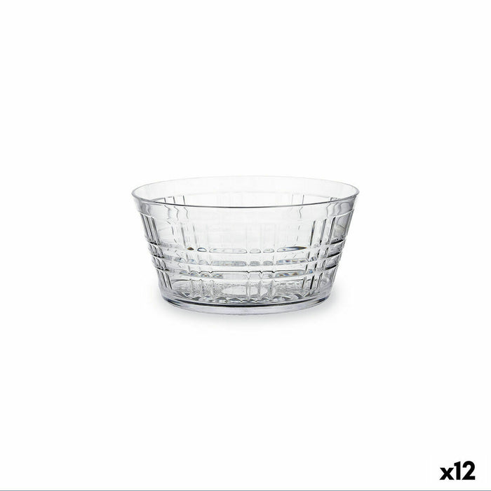 Castron Quid Viba Transparent Plastic Ø 18 cm 12 Unități (Pack 12x)
