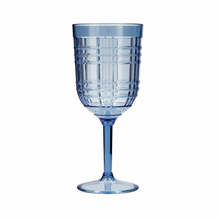Pahar de vin Quid Viba Albastru Plastic 420 ml (12 Unități) (Pack 12x)