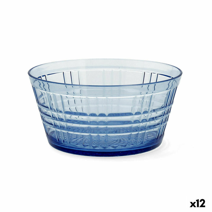 Salatieră Quid Viba Albastru Plastic Ø 18 cm (12 Unități) (Pack 12x)