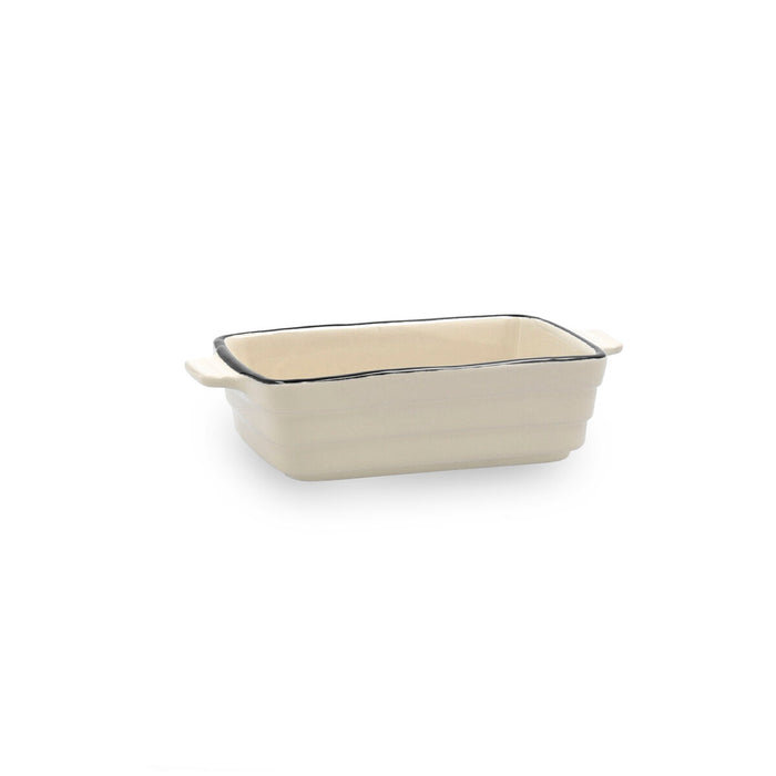 Crăticioară Quid Cocco 16 x 9 x 4 cm Ceramică Alb (12 Unități)