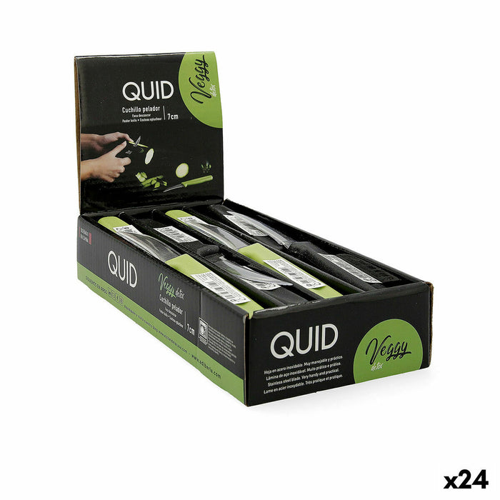Cuțit de decojit Quid Veggy Metal Bachelită (7 cm) (Pack 24x)