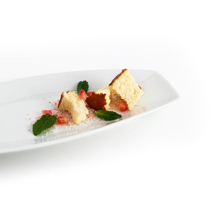 Platou pentru Servire Quid Gastro 30 x 13 x 2,5 cm Ceramică Alb 6 Unități (Pack 6x)