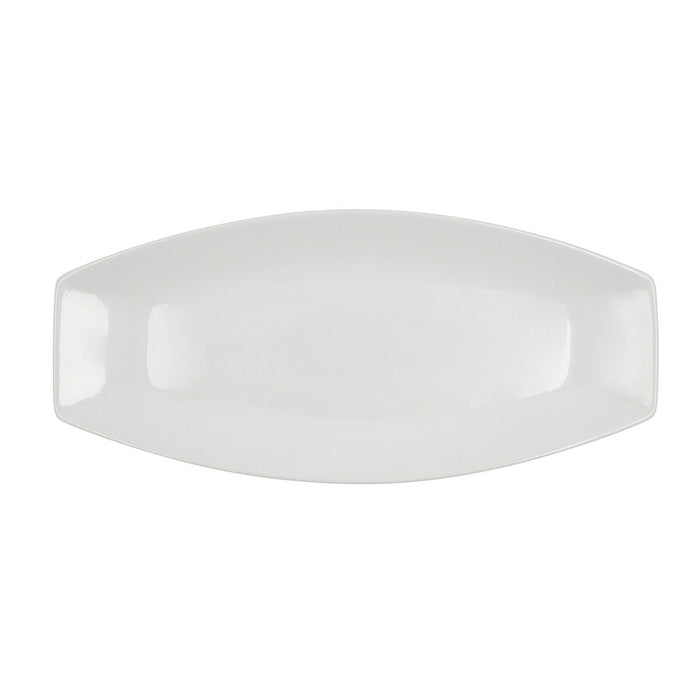 Platou pentru Servire Quid Gastro Ceramică Alb (40 x 17,5 x 3,5 cm) (Pack 4x)