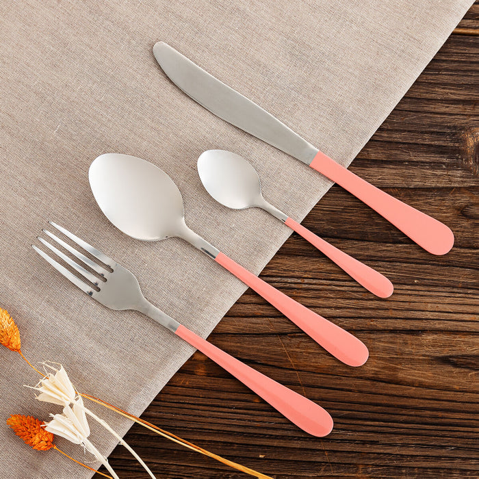 Set de Tacâmuri La Bouchée Intense Kolors Metal Bicolor (24 pcs)