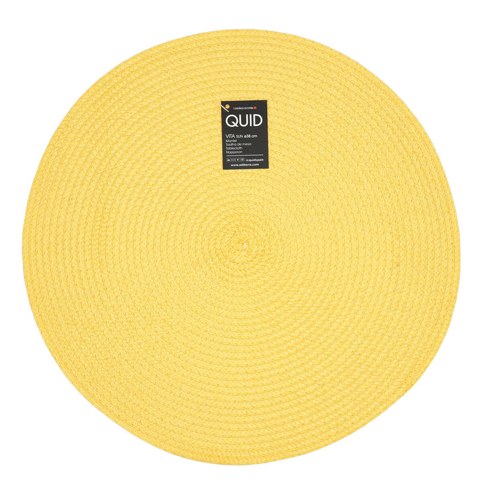 Suport pentru farfurii Quid Vita Galben Plastic 38 cm (Pack 12x)