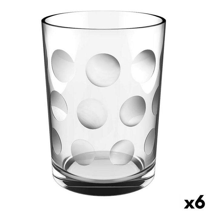 Pahar Quid Urban Circles Transparent Sticlă (36 cl) (Pack 6x)