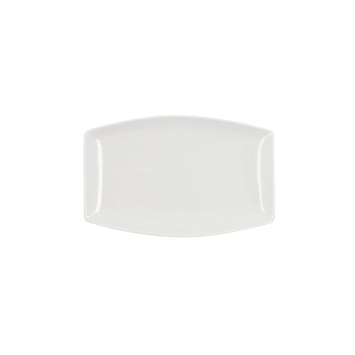 Platou pentru Servire Quid Gastro Pătrat Ceramică Alb (25,2 x 16 x 2 cm) (6 Unități)
