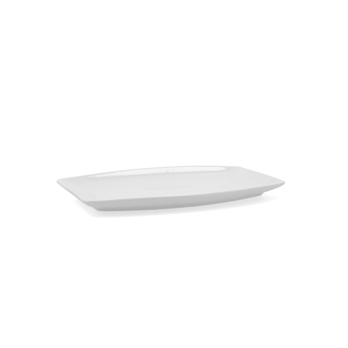 Platou pentru Servire Quid Gastro Pătrat Ceramică Alb (25,2 x 16 x 2 cm) (6 Unități)