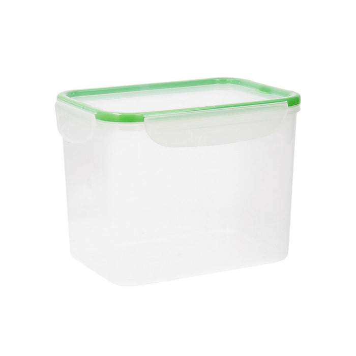 Cutie pentru prânz ermetică Quid Greenery Transparent Plastic (3,7 L) (Pack 4x)