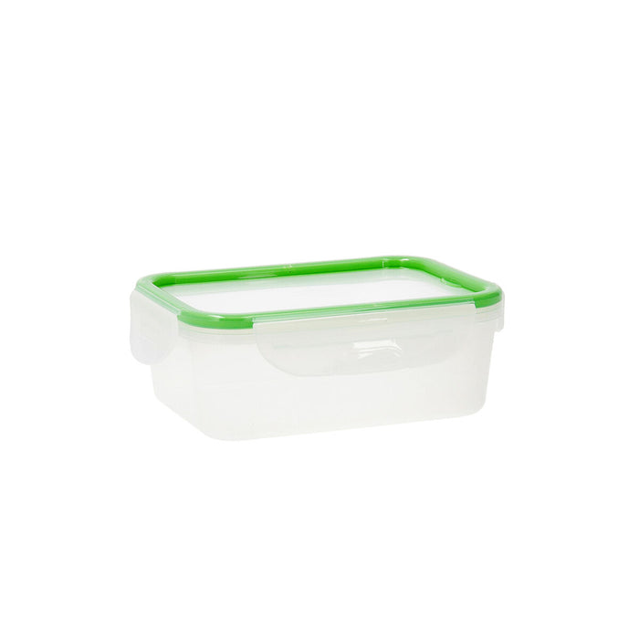 Cutie pentru Prânz Quid Greenery 1 L Transparent Plastic 13 x 18 x 6,8 cm - 1 L (4 Unități) (Pack 4x)