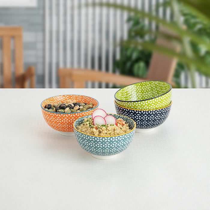Bol Quid Pippa Multicolor Ceramică (24 Unități) (Pack 24x)