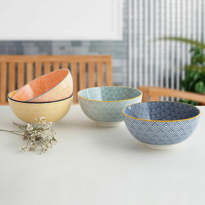 Bol Quid Pippa Ceramică (15 x 15 x 7,3 cm) (Pack 6x)